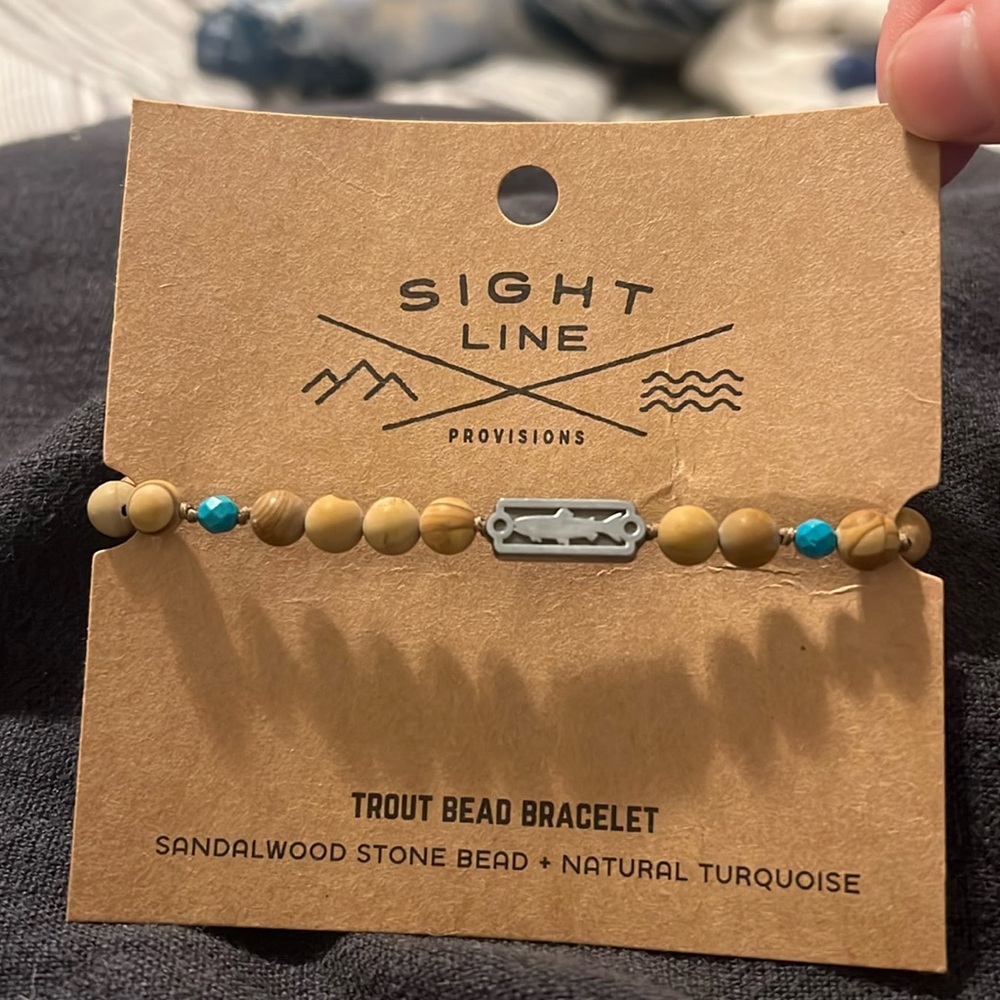 Sight Line Trout Beaded Bracelet Orvis